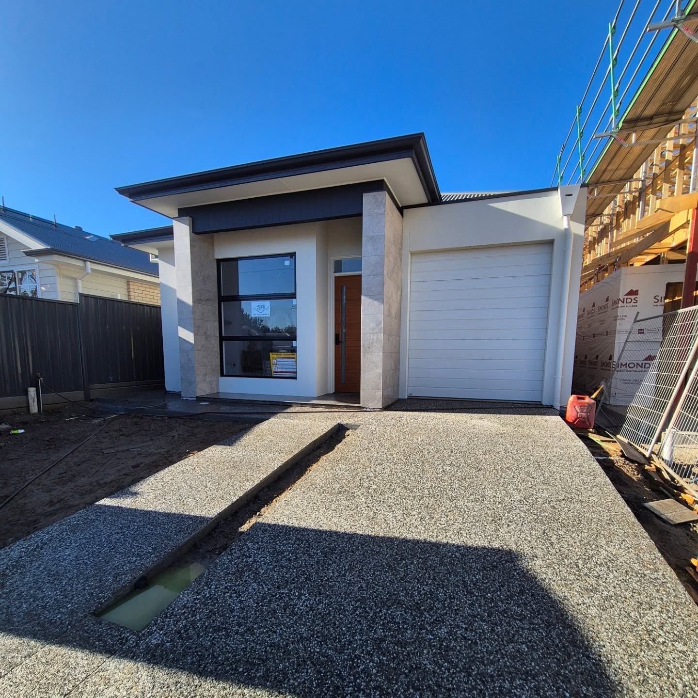 Exposed aggregate driveway Gold Coast